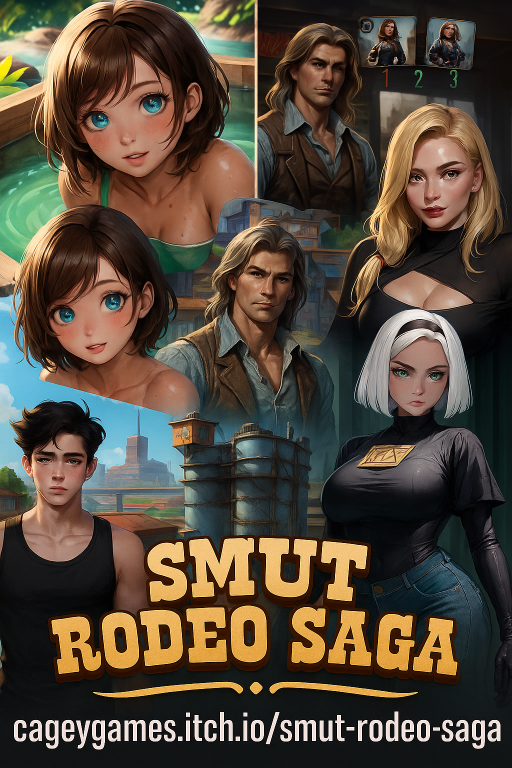 Smut Rodeo Saga Poster
