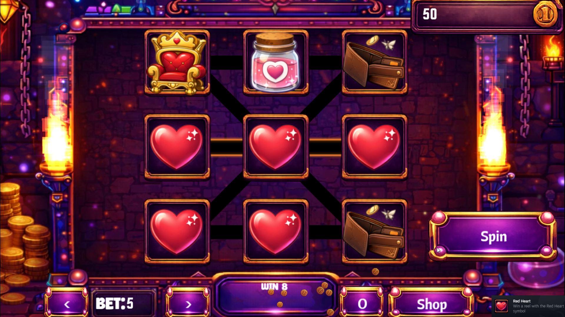 reels with heartsscene