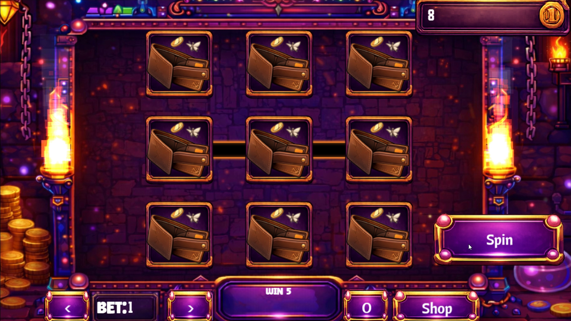 NSFW slot game rewards screen